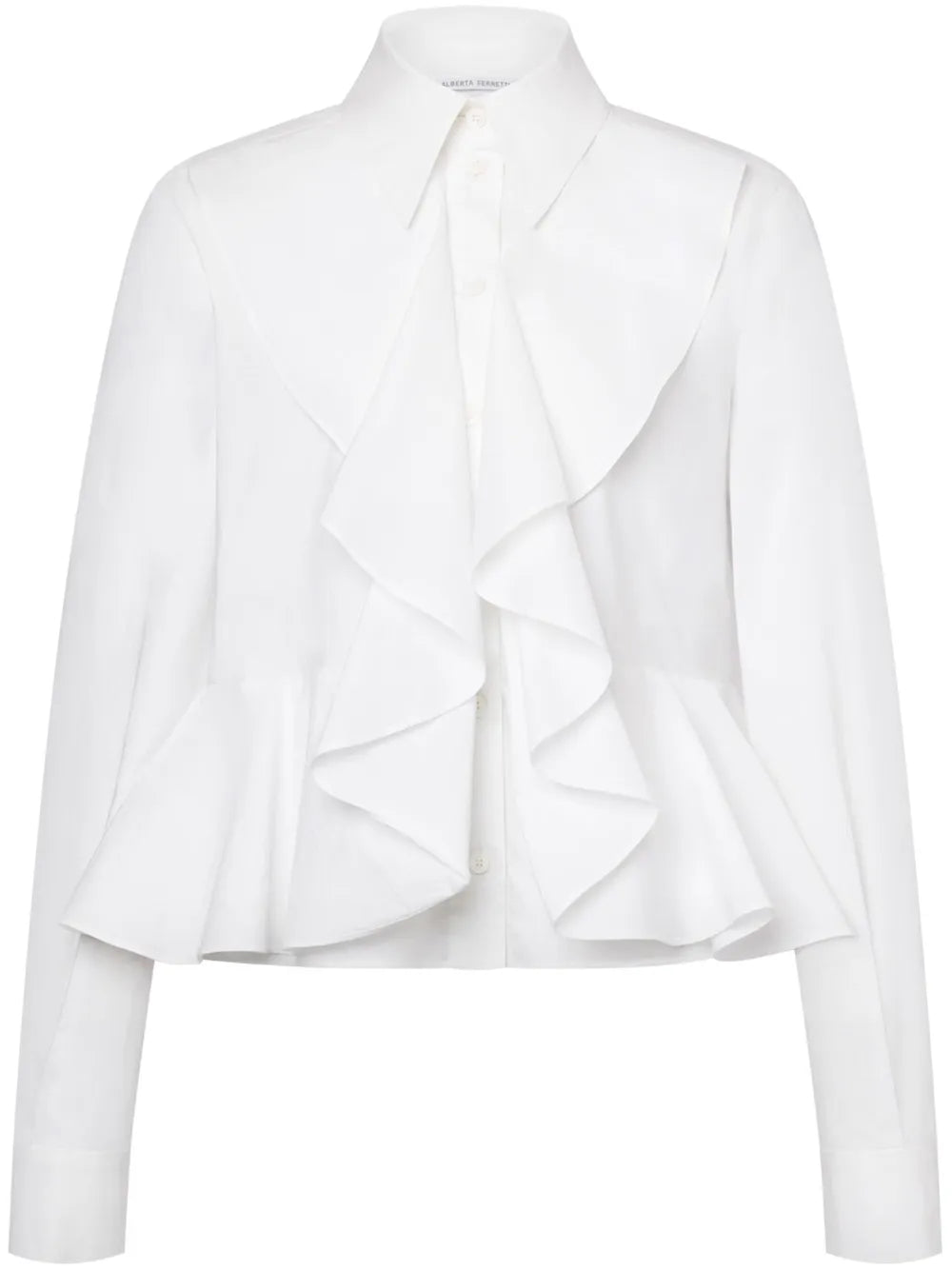 Ruffle-Detail Shirt