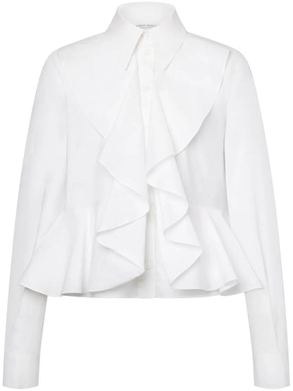 Ruffle-Detail Shirt