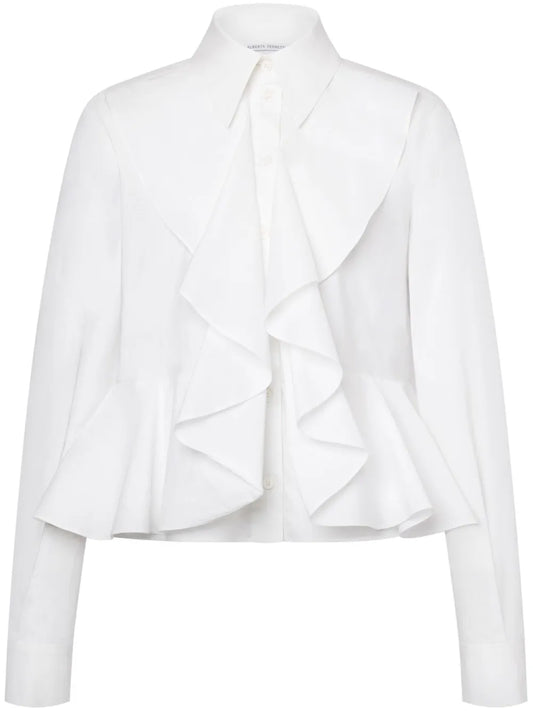 Ruffle-Detail Shirt