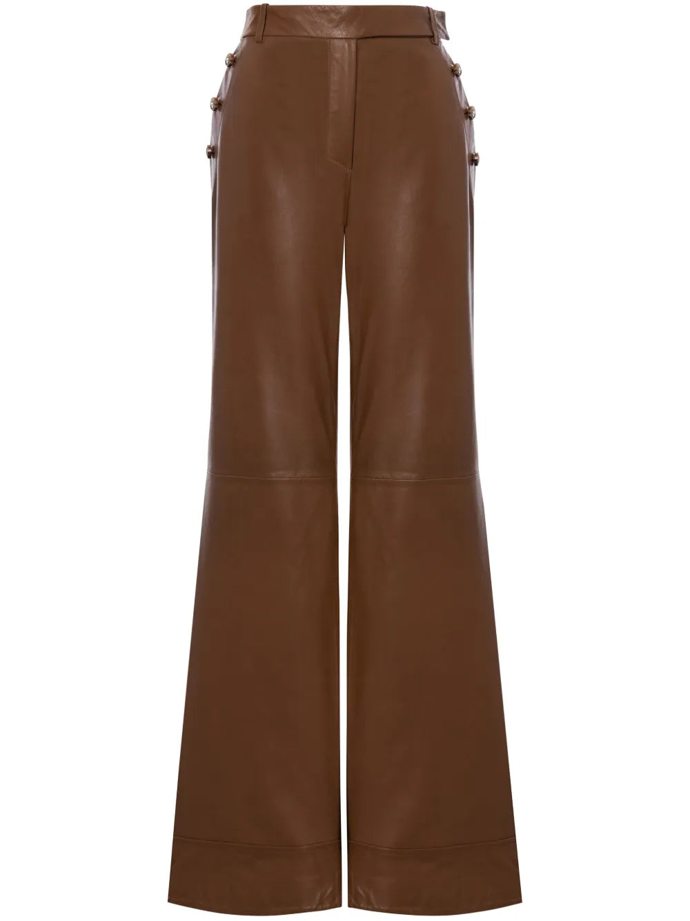 Stud Pocket Flared Trousers