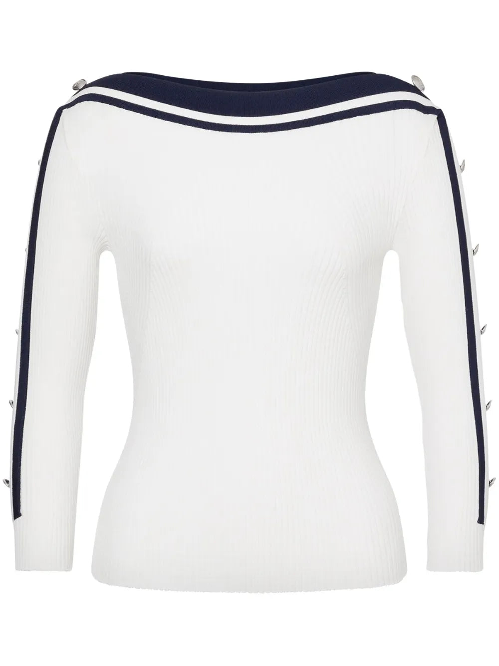 Stripe-Detailing Sweater