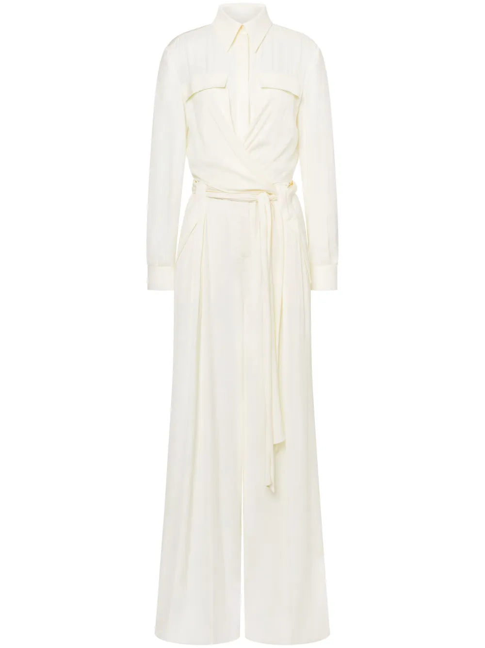 Belted Wide-Leg Jumpsuit