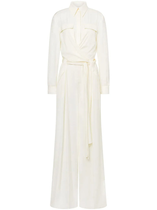 Belted Wide-Leg Jumpsuit