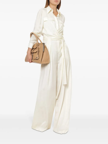 Belted Wide-Leg Jumpsuit