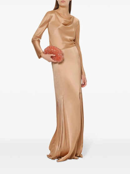 Satin Maxi Skirt