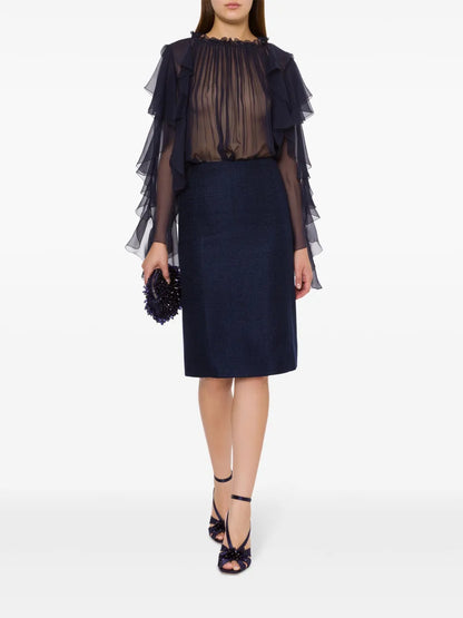 Mid-Length Pencil Skirt