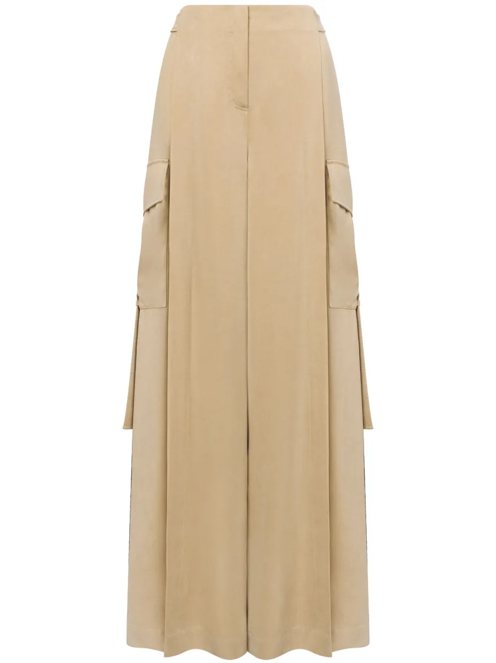Cargo-Pockets Palazzo Pants