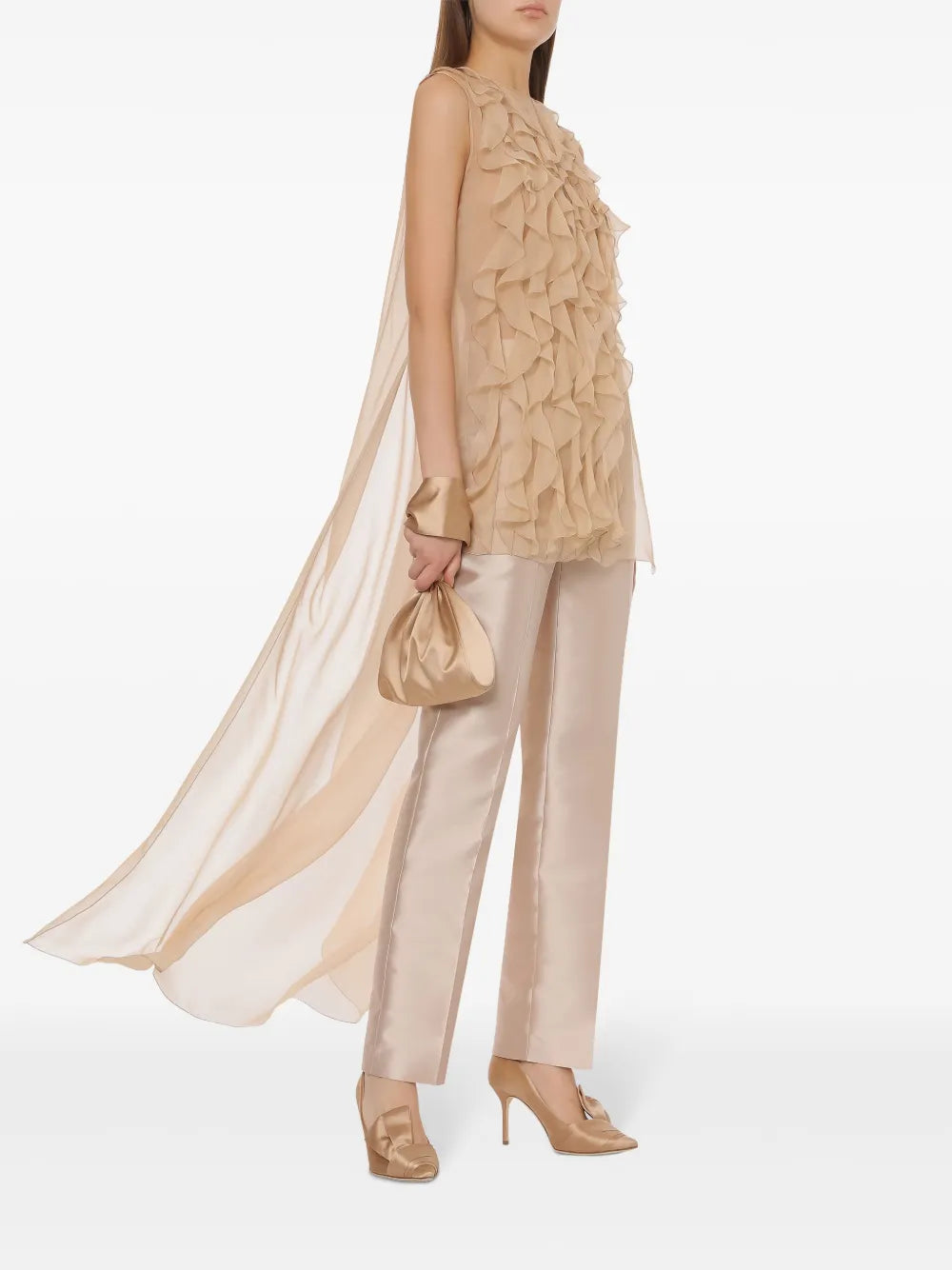 Ruffle-Detail Blouse