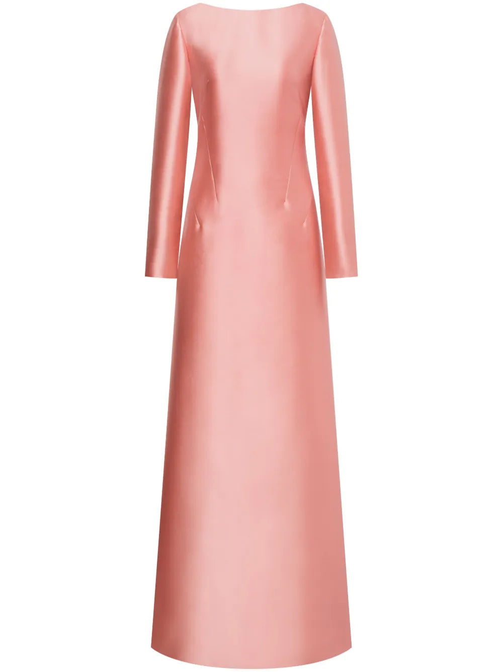 Long Sleeve Satin Dress