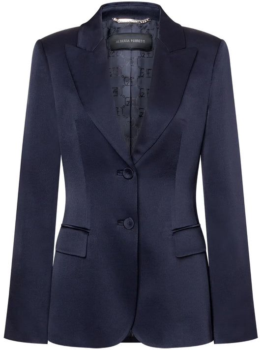 Buttoned Long Sleeve Blazer