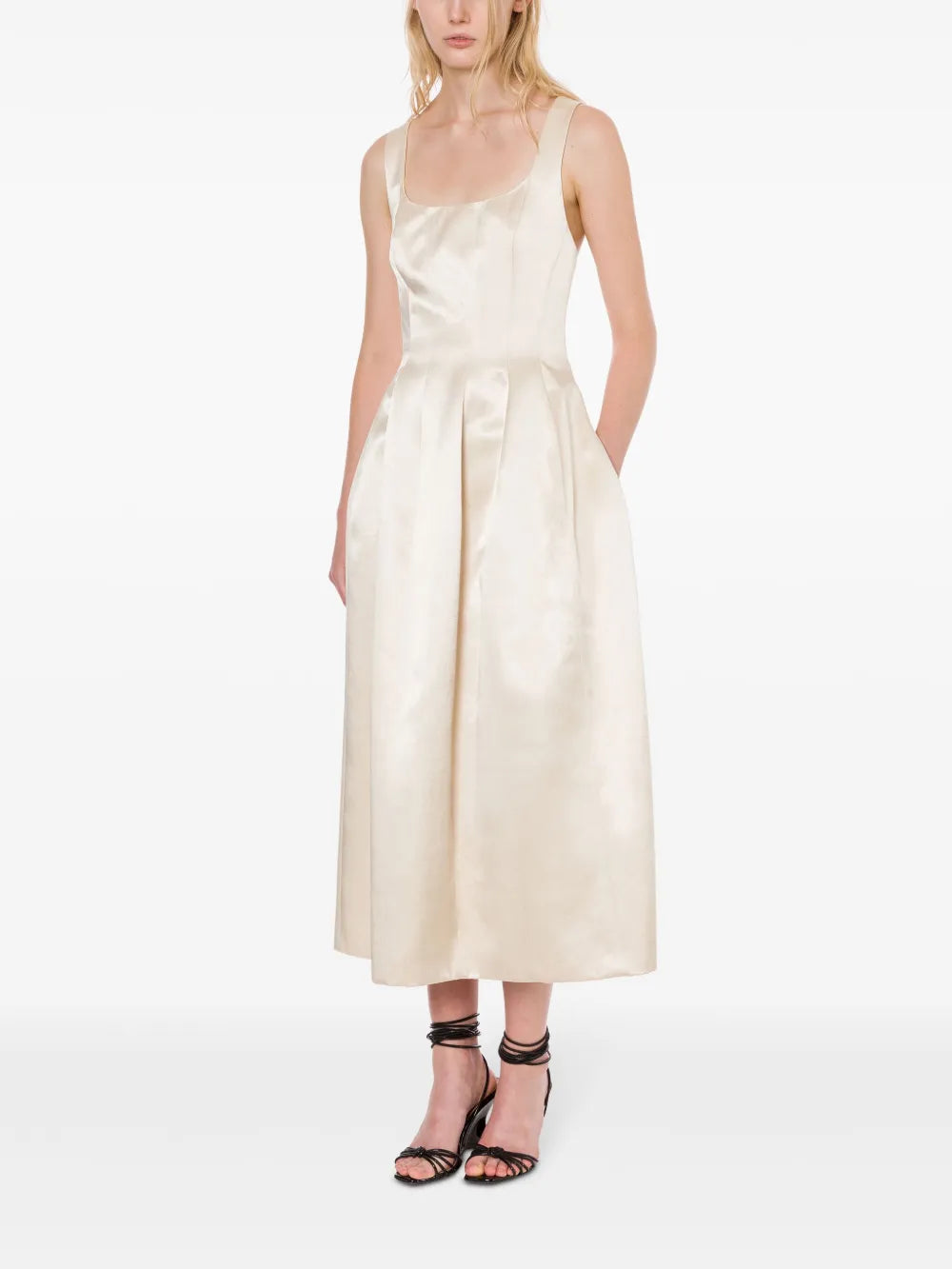 Satin Midi Dress