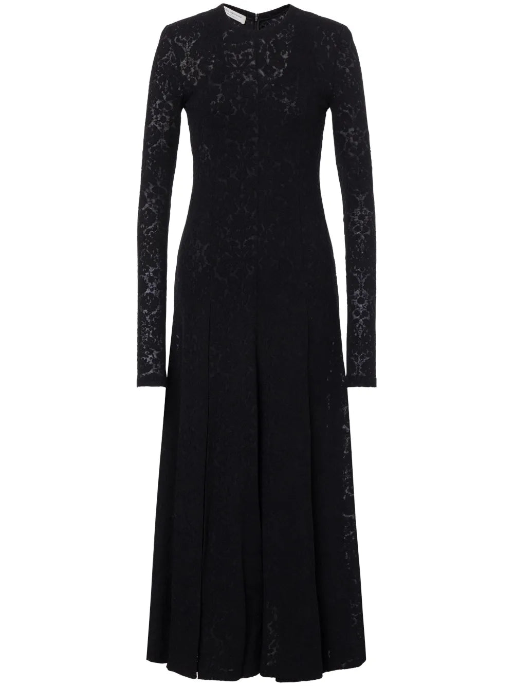 Semi-Sheer Jacquard Dress