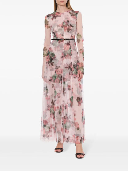 Floral-Print Maxi Dress