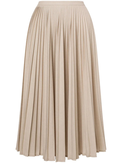 Pleated Midi Skirt