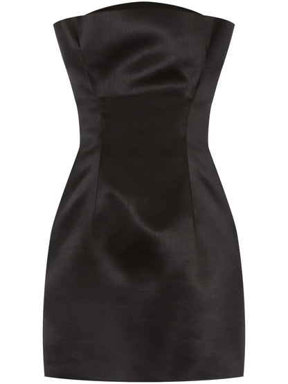 Satin Mini Dress
