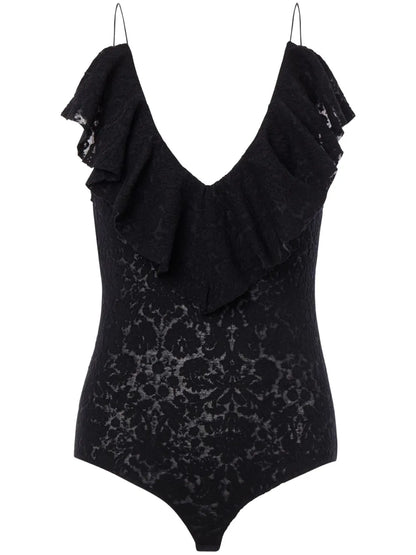 Lace-Detailing Top