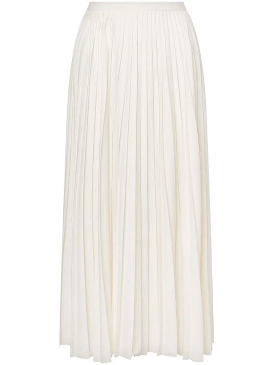 Pleated Midi Skirt