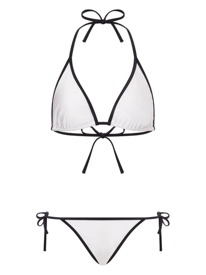 Contrasting-Trim Bikini