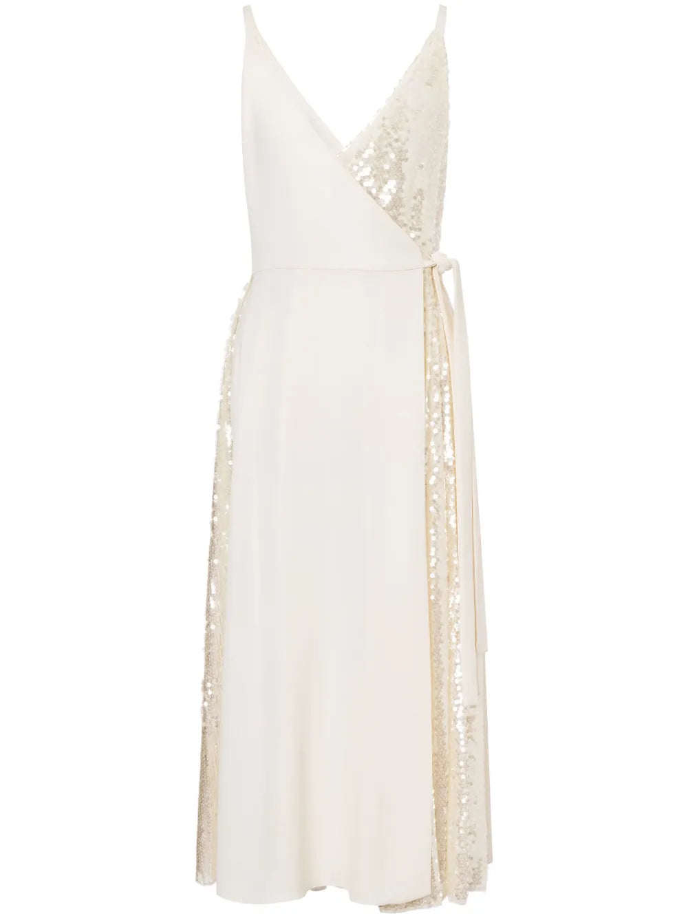 Sequinned Wrap Dress