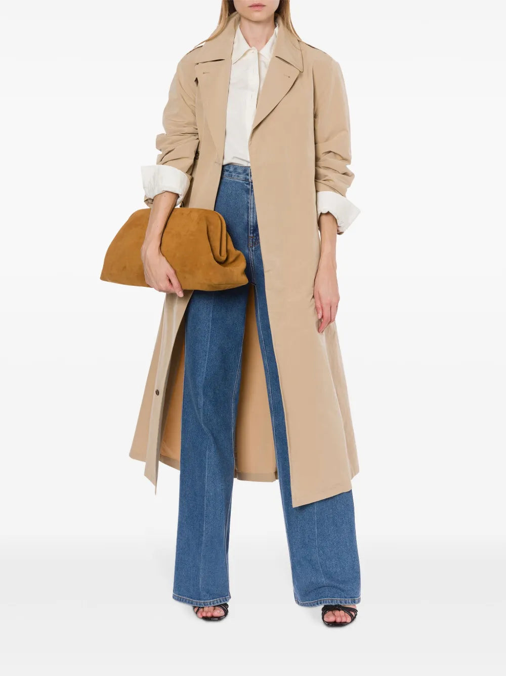 Button-Up Trench Coat
