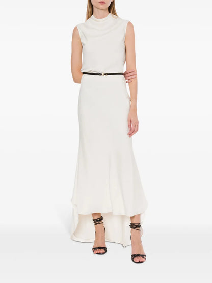Asymmetric Maxi Skirt