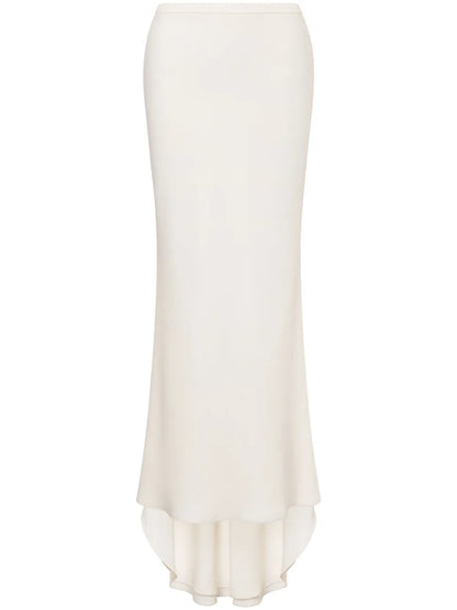 Asymmetric Maxi Skirt