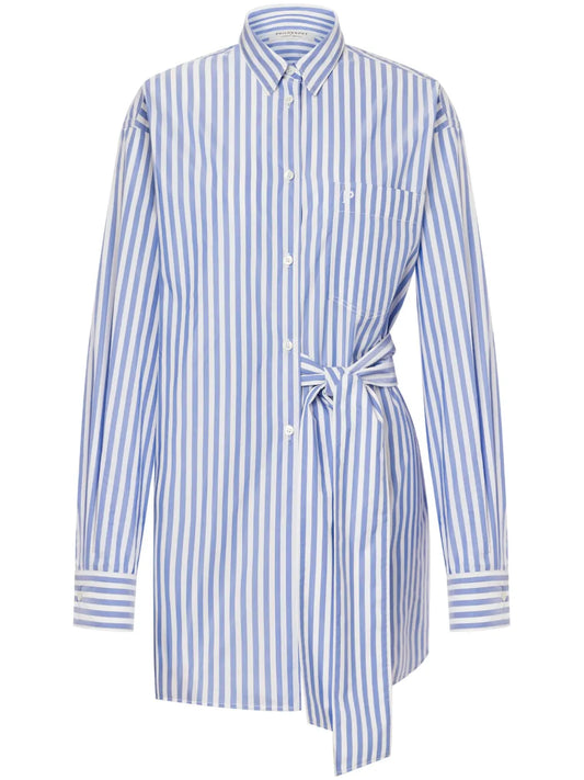 Striped Shirt Dress