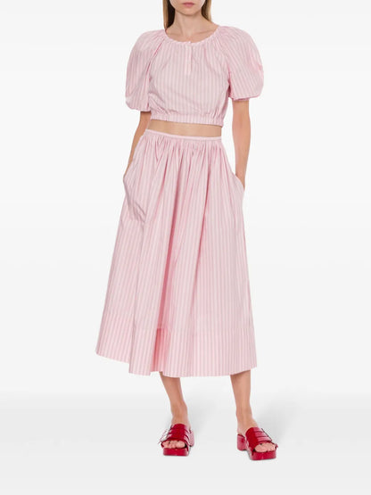 Stripe-Print Top