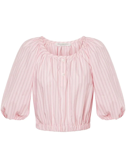 Stripe-Print Top