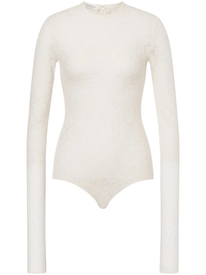 Lace-Detailing Bodysuit