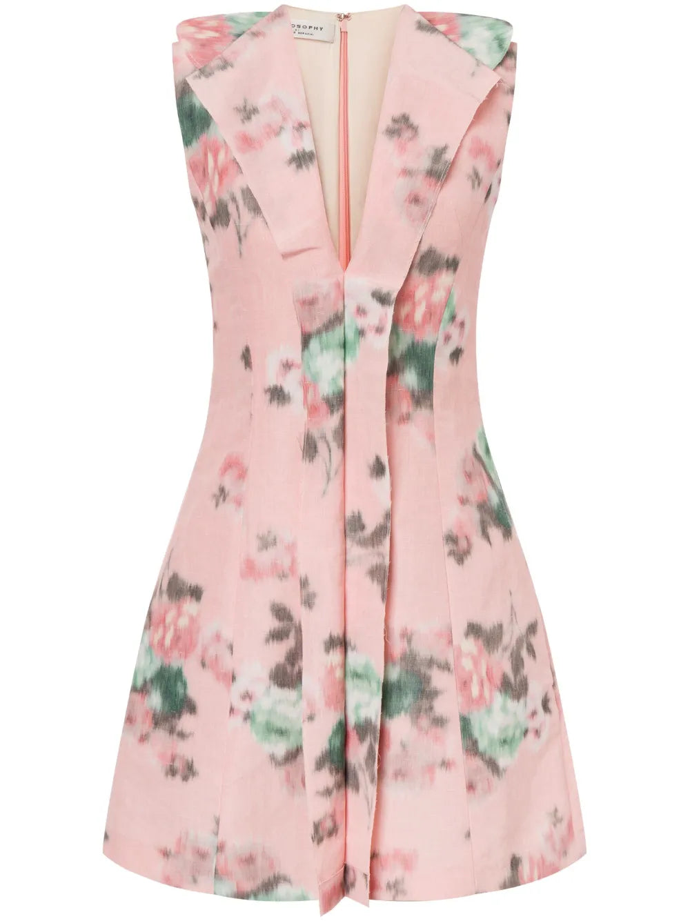 Floral-Print Mini Dress