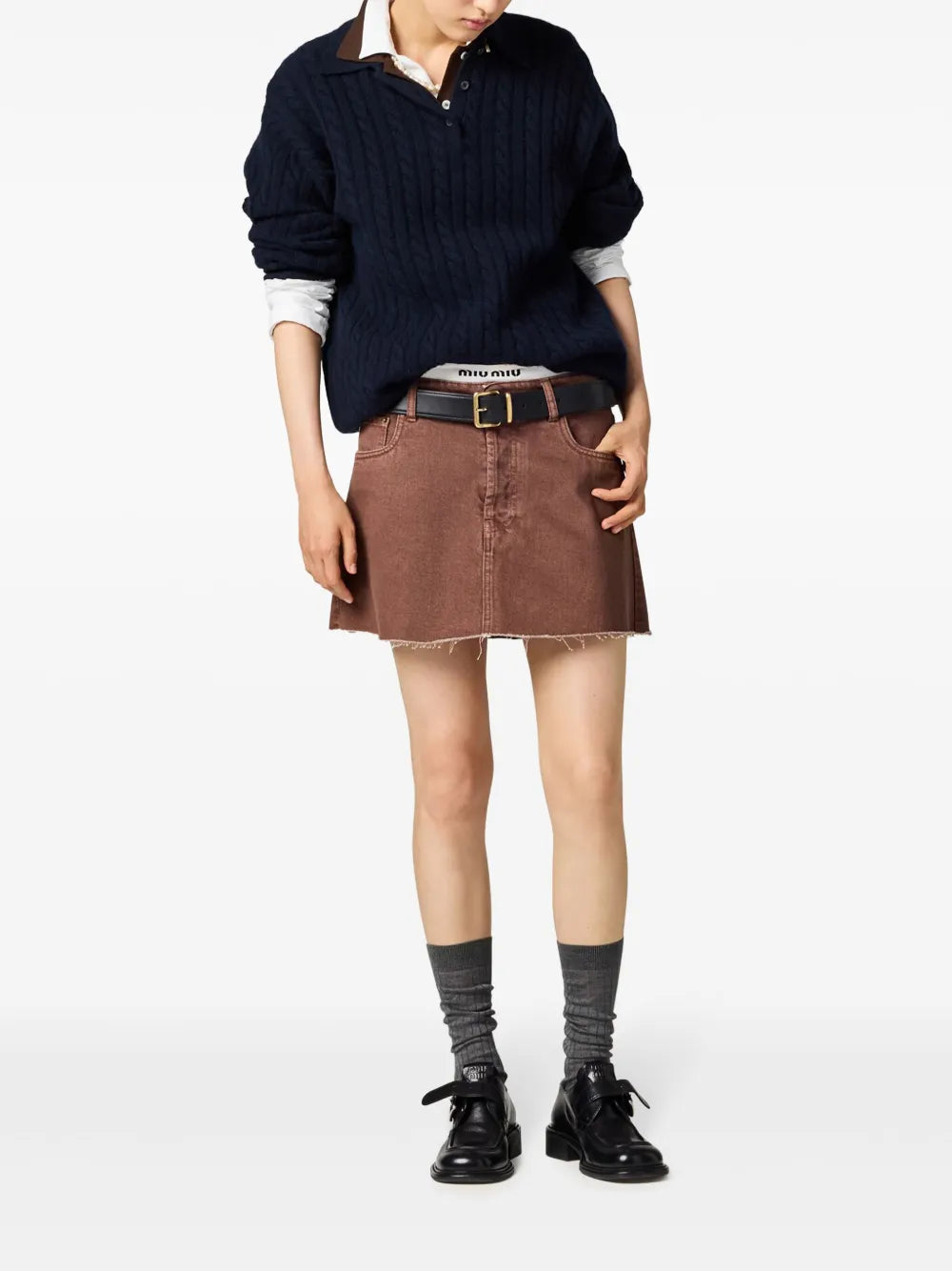 Bull Denim Miniskirt