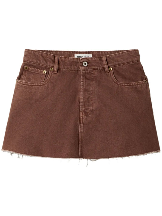 Bull Denim Miniskirt