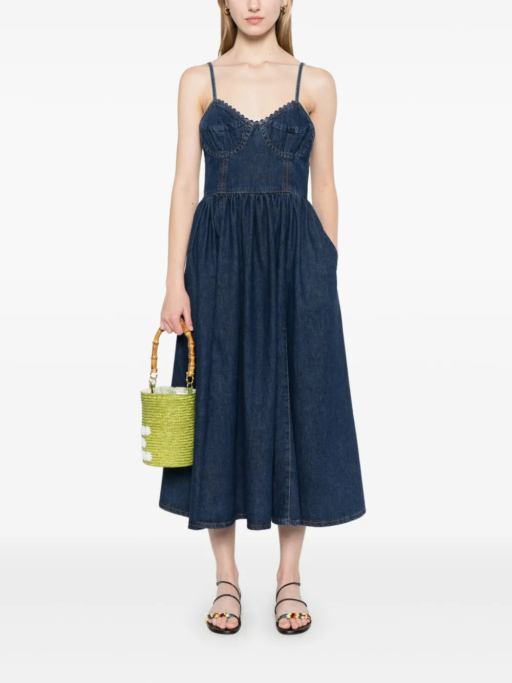 Denim Midi Dress