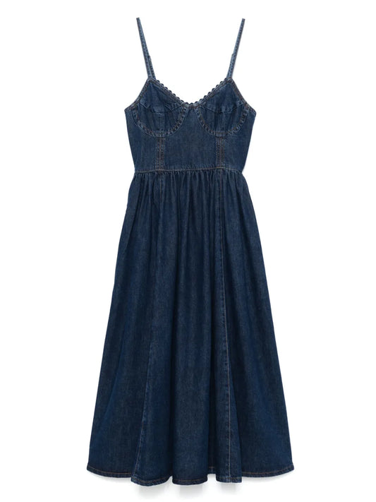Denim Midi Dress