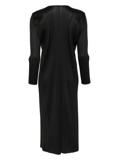 Plissé-Effect Coat