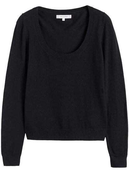 Merino Scoop-Neck Sweater