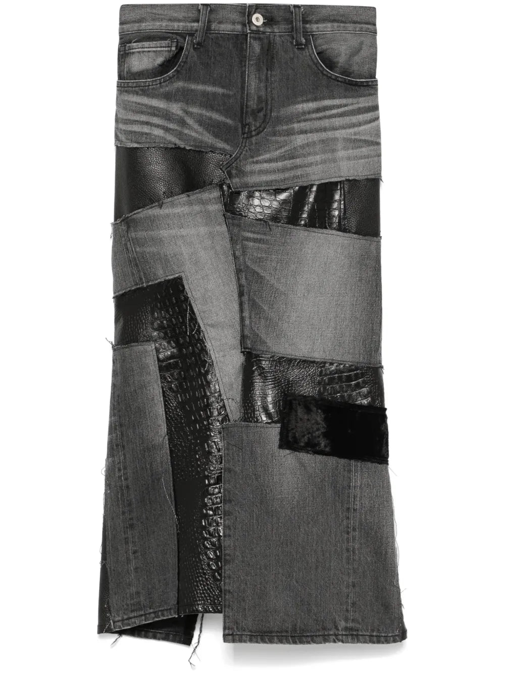 Panelled Midi Skirt