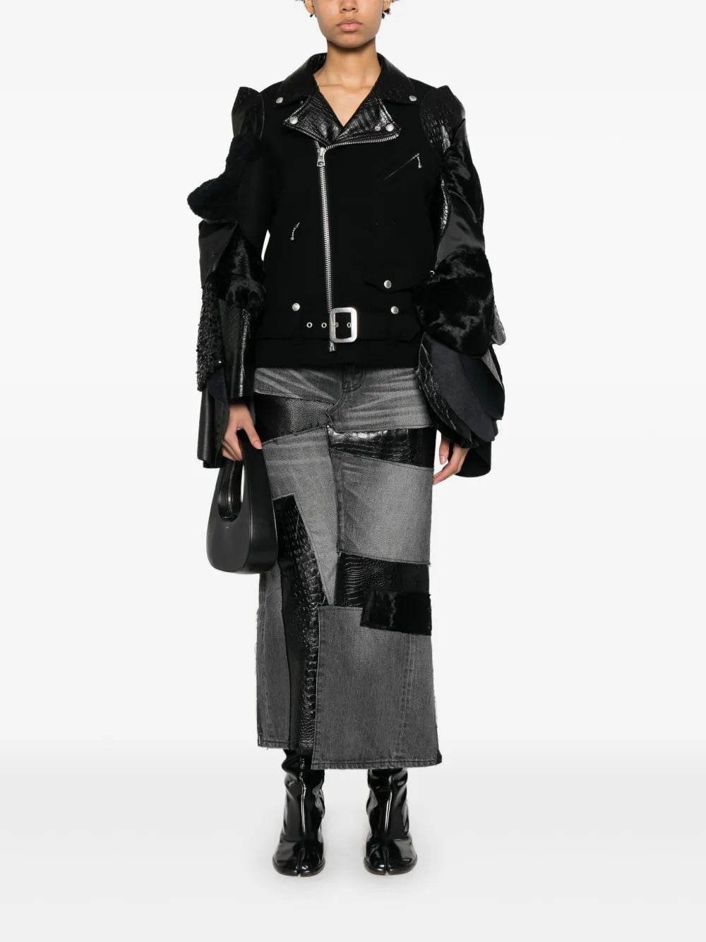 Panelled Midi Skirt