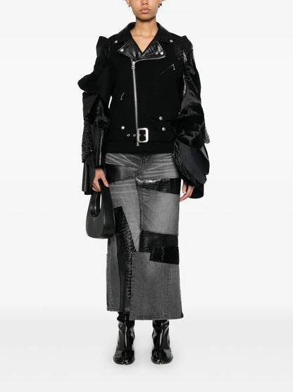 Panelled Midi Skirt