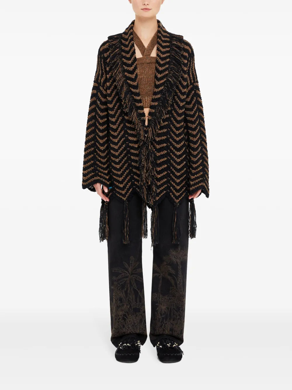 Shady Beach Single-Breasted Coat