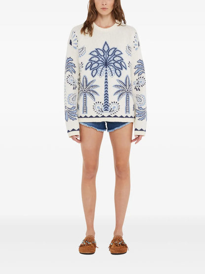 Wild Wonder Foulard Sweater