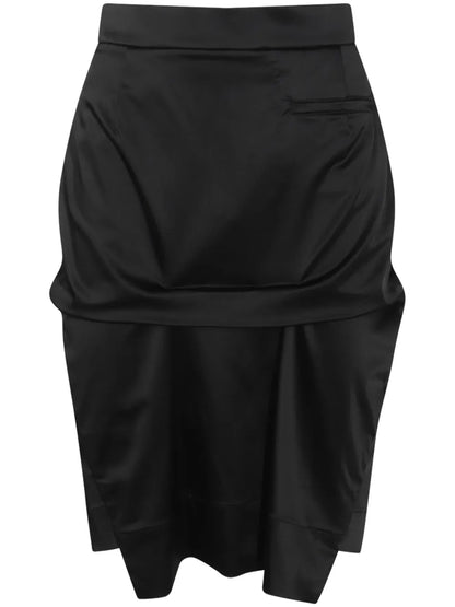 Satin Midi Skirt