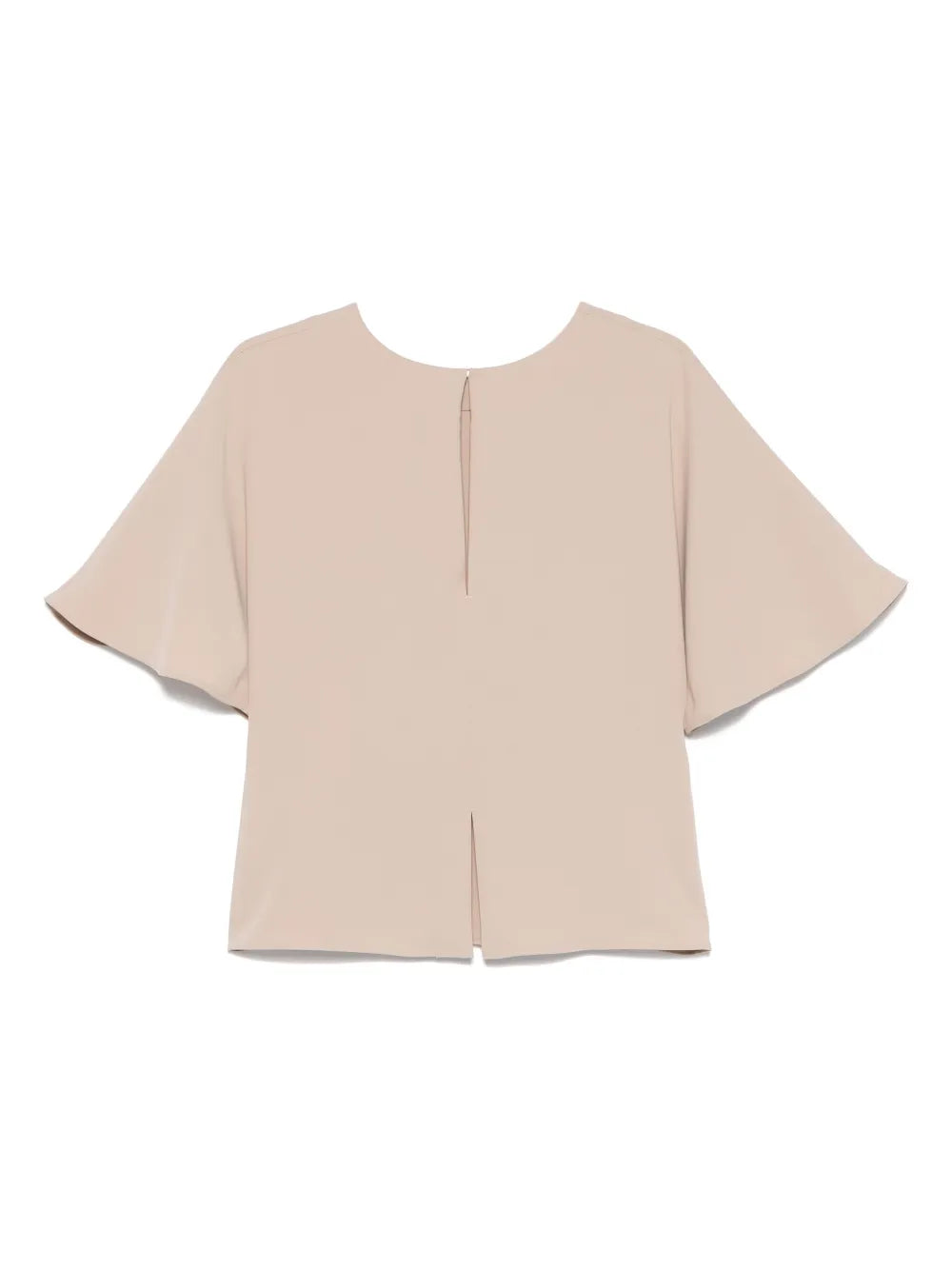 Draped-Sleeve Blouse