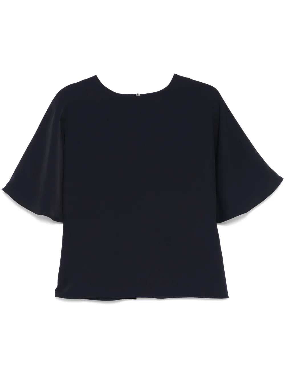 Draped-Sleeve Blouse