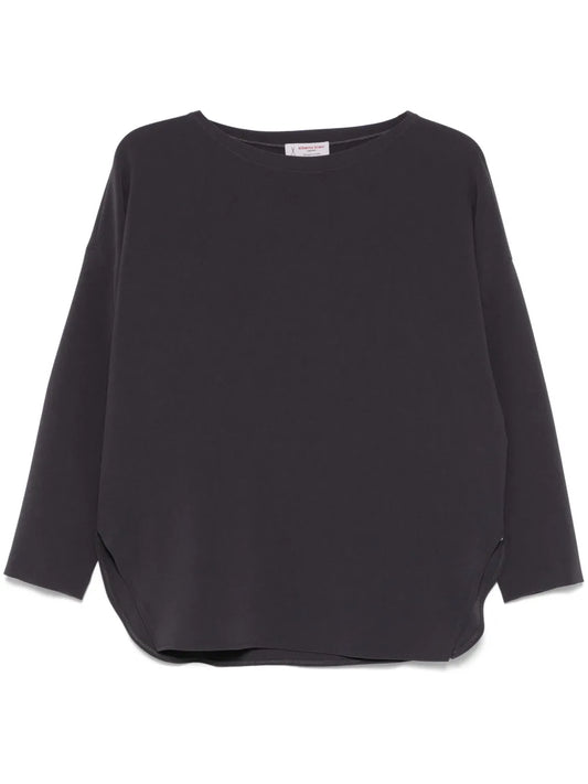 Crepe-Texture Blouse