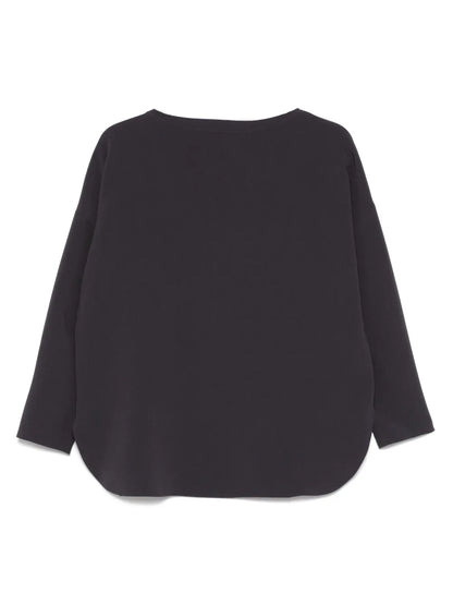 Crepe-Texture Blouse