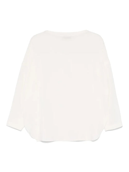 Crepe-Texture Blouse