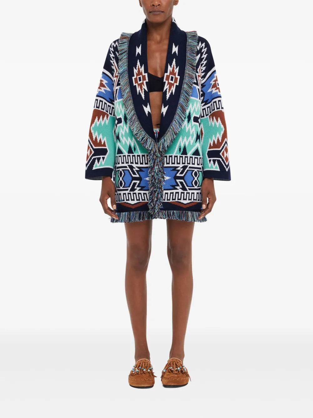 Geometric Roots Cardigan
