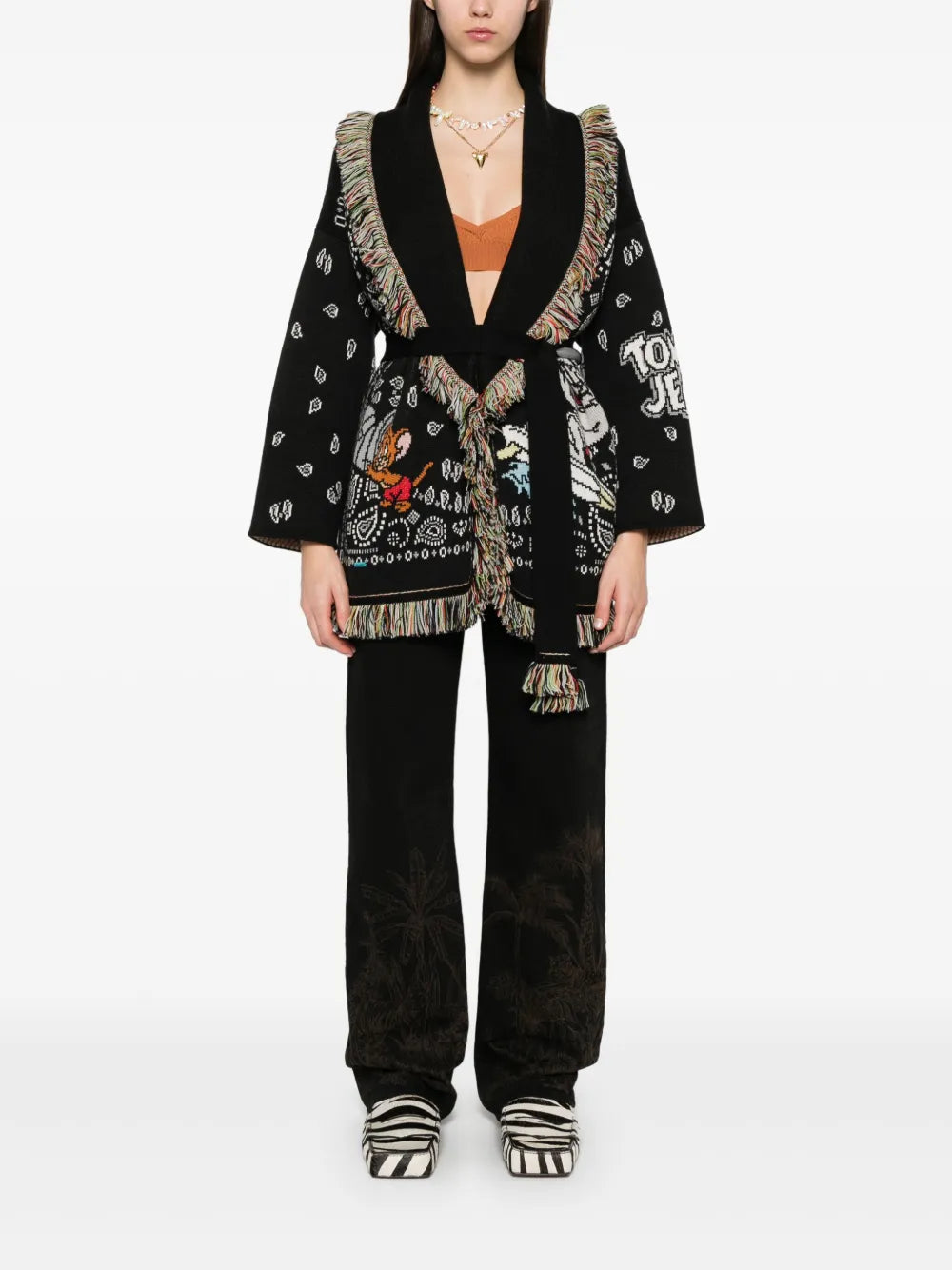 Tom & Jerry Bandana Cardigan